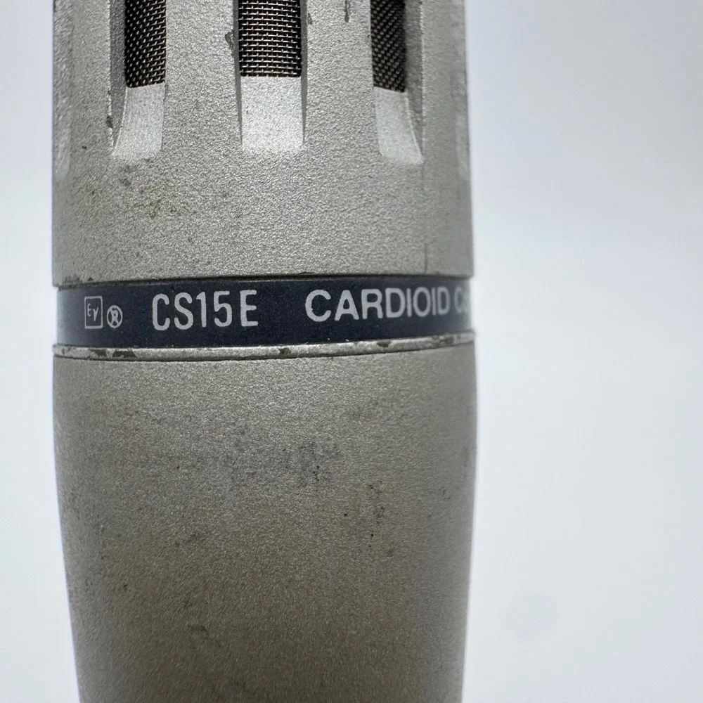 Electro-Voice CS15E Cardioid‎ Condenser Microphone UNTESTED EV Silver XLR USA